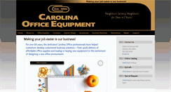 Desktop Screenshot of carolinaofficeequipment.com